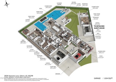 Luxury meets comfort on Hole # 2 in this dreamy custom home in on Seville Golf and Country Club in Arizona - for sale on GolfHomes.com, golf home, golf lot