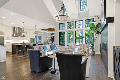 Experience Luxurious Living on the 11th Hole of Prestigious on Zionsville Golf Course in Indiana - for sale on GolfHomes.com, golf home, golf lot