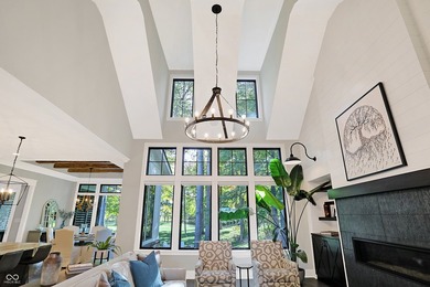 Experience Luxurious Living on the 11th Hole of Prestigious on Zionsville Golf Course in Indiana - for sale on GolfHomes.com, golf home, golf lot
