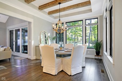 Experience Luxurious Living on the 11th Hole of Prestigious on Zionsville Golf Course in Indiana - for sale on GolfHomes.com, golf home, golf lot