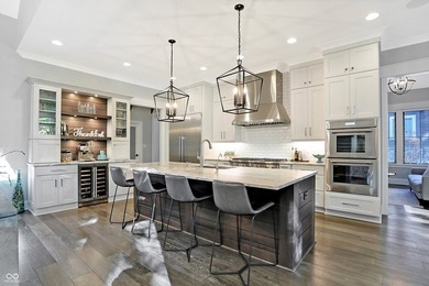 Experience Luxurious Living on the 11th Hole of Prestigious on Zionsville Golf Course in Indiana - for sale on GolfHomes.com, golf home, golf lot