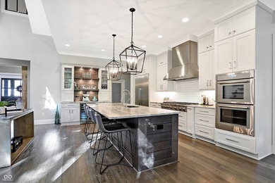 Experience Luxurious Living on the 11th Hole of Prestigious on Zionsville Golf Course in Indiana - for sale on GolfHomes.com, golf home, golf lot