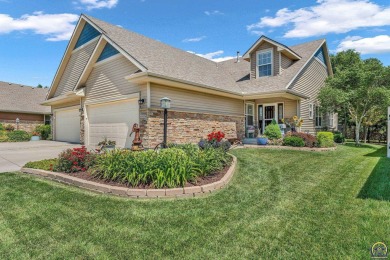 More than a townhome!... A smart, low-maintenance lifestyle near on Lake Shawnee Golf Course in Kansas - for sale on GolfHomes.com, golf home, golf lot