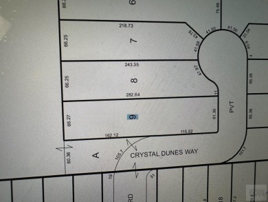 This is a fantastic 2nd row lot in a gated subdivision on the on Crystal Beach Community Golf Course in Texas - for sale on GolfHomes.com, golf home, golf lot