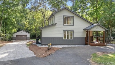 Completely remodeled inside and out, this 3-bedroom, 3-bath home on Tanglewood Shores Golf Club in Virginia - for sale on GolfHomes.com, golf home, golf lot