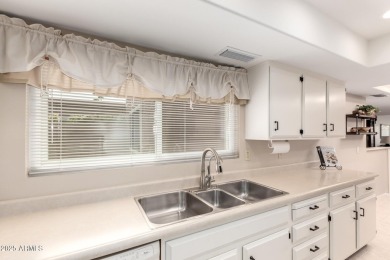 Enjoy this lovely townhouse in Sun Lakes community of Cottonwood on Cottonwood Country Club in Arizona - for sale on GolfHomes.com, golf home, golf lot