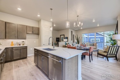 This lower-maintenance Farmhouse style ranch floorplan is now on The Meadows Golf Club in Colorado - for sale on GolfHomes.com, golf home, golf lot