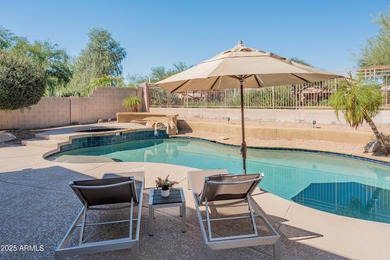 Experience elevated desert living in this chic residence nestled on Grayhawk Golf Club  in Arizona - for sale on GolfHomes.com, golf home, golf lot