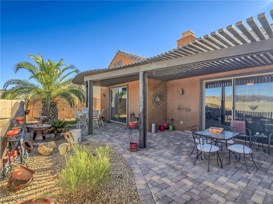 Single story with amazing view of mountain range and Las Vegas on Tuscany Golf Club in Nevada - for sale on GolfHomes.com, golf home, golf lot