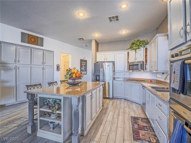 Single story with amazing view of mountain range and Las Vegas on Tuscany Golf Club in Nevada - for sale on GolfHomes.com, golf home, golf lot