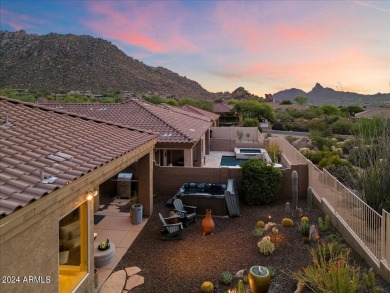 Welcome to your perfect ''Lock N' Leave'' luxury home, nestled on Troon Country Club in Arizona - for sale on GolfHomes.com, golf home, golf lot