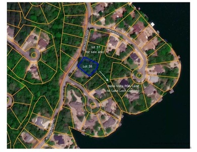 Easily buildable, backs up to BV POA wooded access to Lake Loch on Branchwood Golf Course in Arkansas - for sale on GolfHomes.com, golf home, golf lot