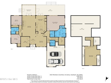 Discover all that this spacious home with exceptional golf & on Members Club At St. James Plantation in North Carolina - for sale on GolfHomes.com, golf home, golf lot