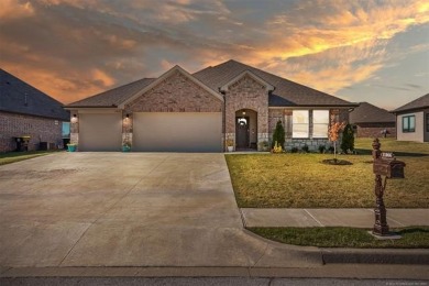 Gorgeous full brick home with open floor plan. This home on The Woods Golf Course in Oklahoma - for sale on GolfHomes.com, golf home, golf lot