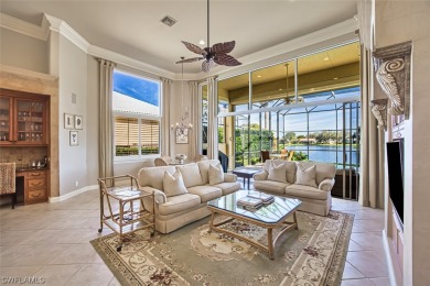 Experience luxury living in this outstanding lakefront home on Pelicans Nest Golf Club in Florida - for sale on GolfHomes.com, golf home, golf lot