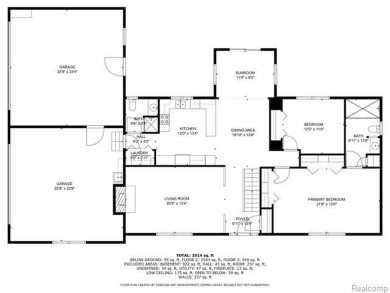 Expansive 2,184 sq. ft. home with a 1,456 sq. ft. basement and on West Shore Golf and Country Club in Michigan - for sale on GolfHomes.com, golf home, golf lot