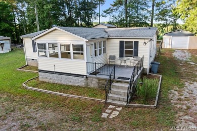 Remodeled manufactured home in lovely waterfront golf course on Tanglewood Shores Golf Club in Virginia - for sale on GolfHomes.com, golf home, golf lot