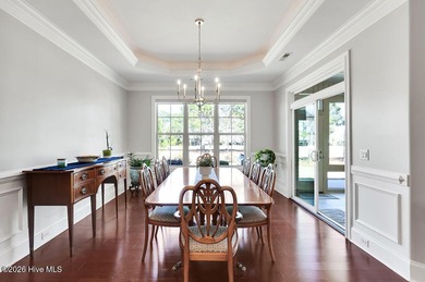 Quality and beauty combine in this elegant home located in the on Compass Pointe Golf Course in North Carolina - for sale on GolfHomes.com, golf home, golf lot