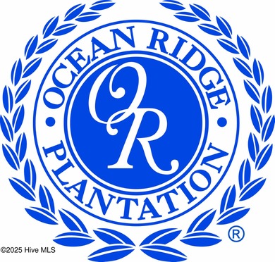 A wonderful expansive tee box to green view along the rolling on Ocean Ridge Plantation in North Carolina - for sale on GolfHomes.com, golf home, golf lot