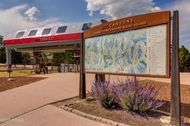 Elevate your mountain experience in this exceptional on Canyons Golf Course in Utah - for sale on GolfHomes.com, golf home, golf lot