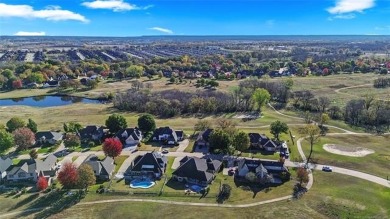 Charming stucco/stone home by White Hawk on 1/3 acre. Office on White Hawk Golf Club in Oklahoma - for sale on GolfHomes.com, golf home, golf lot