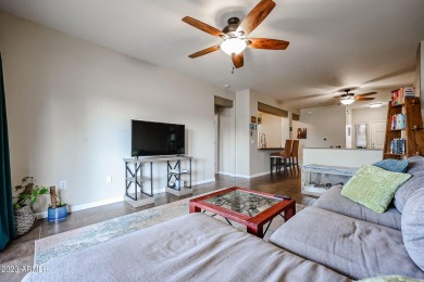 SINGLE LEVEL, NO STAIRS. Gated community along the Greenbelt on AllGolf At Rio Salado in Arizona - for sale on GolfHomes.com, golf home, golf lot