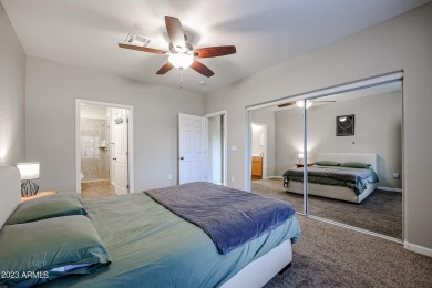 SINGLE LEVEL, NO STAIRS. Gated community along the Greenbelt on AllGolf At Rio Salado in Arizona - for sale on GolfHomes.com, golf home, golf lot