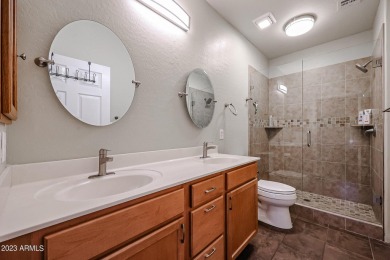 SINGLE LEVEL, NO STAIRS. Gated community along the Greenbelt on AllGolf At Rio Salado in Arizona - for sale on GolfHomes.com, golf home, golf lot