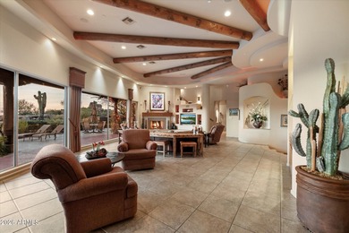 Positioned along the 14th hole tee box within the guard-gated on Troon North Golf Club  in Arizona - for sale on GolfHomes.com, golf home, golf lot