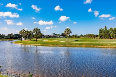 Walking in to a Fabulous WATER VIEW and the 9th Hole of The on Estero Country Club in Florida - for sale on GolfHomes.com, golf home, golf lot