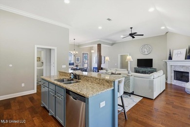 This thoughtfully designed home features quality construction on Patrick Farms Golf Club in Mississippi - for sale on GolfHomes.com, golf home, golf lot
