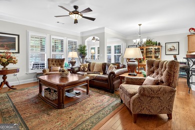 Welcome to this beautifully upgraded ranch home situated on a on Canongate Golf At Sun City Peachtree in Georgia - for sale on GolfHomes.com, golf home, golf lot