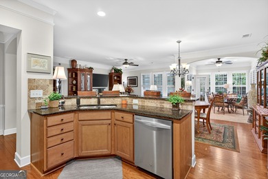 Welcome to this beautifully upgraded ranch home situated on a on Canongate Golf At Sun City Peachtree in Georgia - for sale on GolfHomes.com, golf home, golf lot