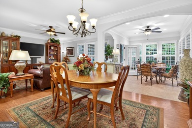 Welcome to this beautifully upgraded ranch home situated on a on Canongate Golf At Sun City Peachtree in Georgia - for sale on GolfHomes.com, golf home, golf lot