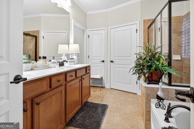 Welcome to this beautifully upgraded ranch home situated on a on Canongate Golf At Sun City Peachtree in Georgia - for sale on GolfHomes.com, golf home, golf lot