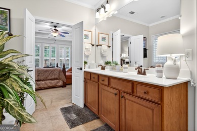 Welcome to this beautifully upgraded ranch home situated on a on Canongate Golf At Sun City Peachtree in Georgia - for sale on GolfHomes.com, golf home, golf lot