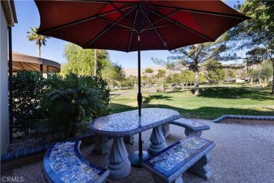 Site 246 has the perfect Sun Rise, water and Golf Views.  Patio on Rancho California RV Resort in California - for sale on GolfHomes.com, golf home, golf lot