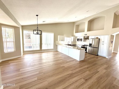 Beautiful golf course home in adult community with vaulted on Cottonwood Country Club in Arizona - for sale on GolfHomes.com, golf home, golf lot