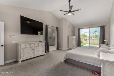 Beautiful golf course home in adult community with vaulted on Cottonwood Country Club in Arizona - for sale on GolfHomes.com, golf home, golf lot