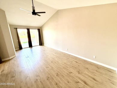 Beautiful golf course home in adult community with vaulted on Cottonwood Country Club in Arizona - for sale on GolfHomes.com, golf home, golf lot