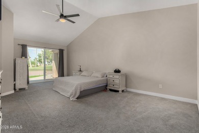 Beautiful golf course home in adult community with vaulted on Cottonwood Country Club in Arizona - for sale on GolfHomes.com, golf home, golf lot