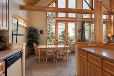 his charming chalet-style home offers a perfect blend of rustic on Eagle Crest Golf Resort - Resort Course in Oregon - for sale on GolfHomes.com, golf home, golf lot