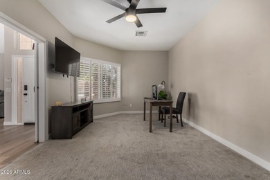 Beautiful golf course home in adult community with vaulted on Cottonwood Country Club in Arizona - for sale on GolfHomes.com, golf home, golf lot