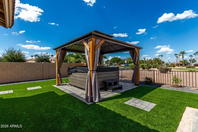 Beautiful golf course home in adult community with vaulted on Cottonwood Country Club in Arizona - for sale on GolfHomes.com, golf home, golf lot