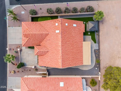 Beautiful golf course home in adult community with vaulted on Cottonwood Country Club in Arizona - for sale on GolfHomes.com, golf home, golf lot