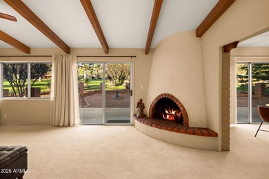 This classic Sedona slump block home represents one of the on Oakcreek Country Club in Arizona - for sale on GolfHomes.com, golf home, golf lot