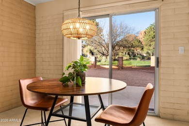 This classic Sedona slump block home represents one of the on Oakcreek Country Club in Arizona - for sale on GolfHomes.com, golf home, golf lot