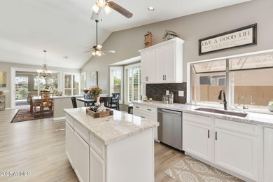 Nestled in a vibrant gated active adult community, this stunning on Palo Verde Golf and Country Club in Arizona - for sale on GolfHomes.com, golf home, golf lot