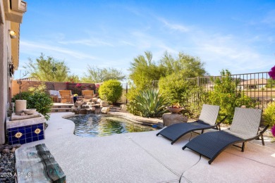 Front-row seat to the 7th tee. Panoramic golf and Daisy Mountain on Anthem Golf and Country Club  in Arizona - for sale on GolfHomes.com, golf home, golf lot