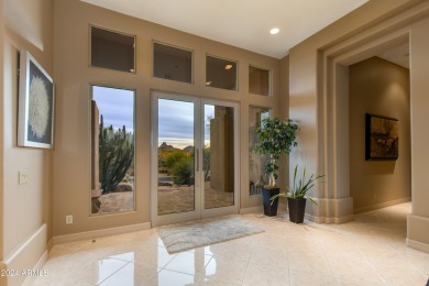 Contemporary elegance abounds in this custom masterpiece in on Troon North Golf Club  in Arizona - for sale on GolfHomes.com, golf home, golf lot